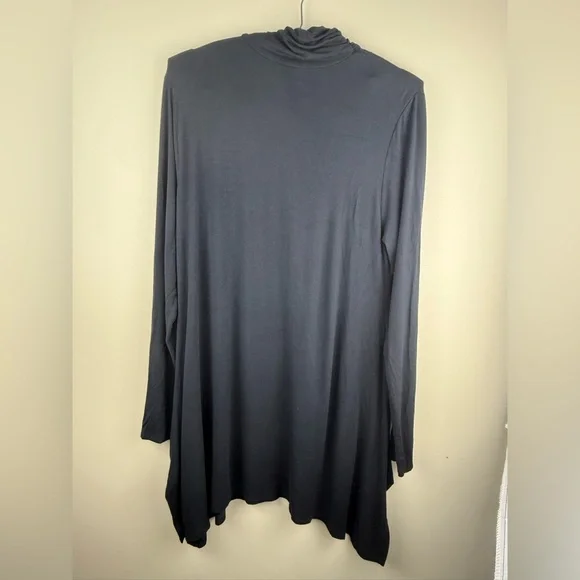 Soft Surroundings Black Long Sleeve Turtleneck Dress - Picture 3 of 5